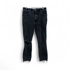 Abercrombie & Fitch Jeans The Skinny HIgh Rise Curve Love Size 28/6S Distressed
